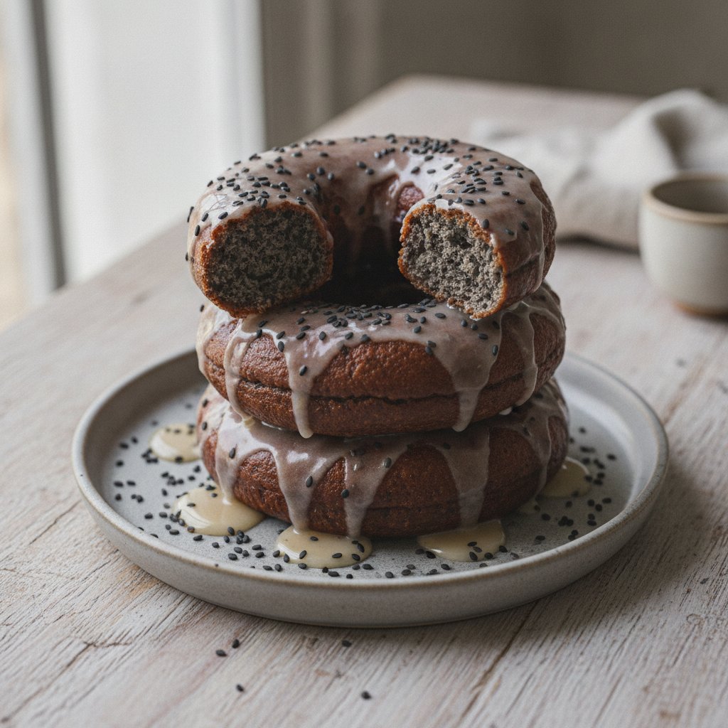 Black Sesame Donuts