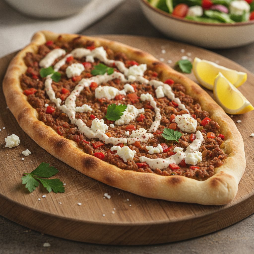 Ground Lamb Flatbread (High-Protein)