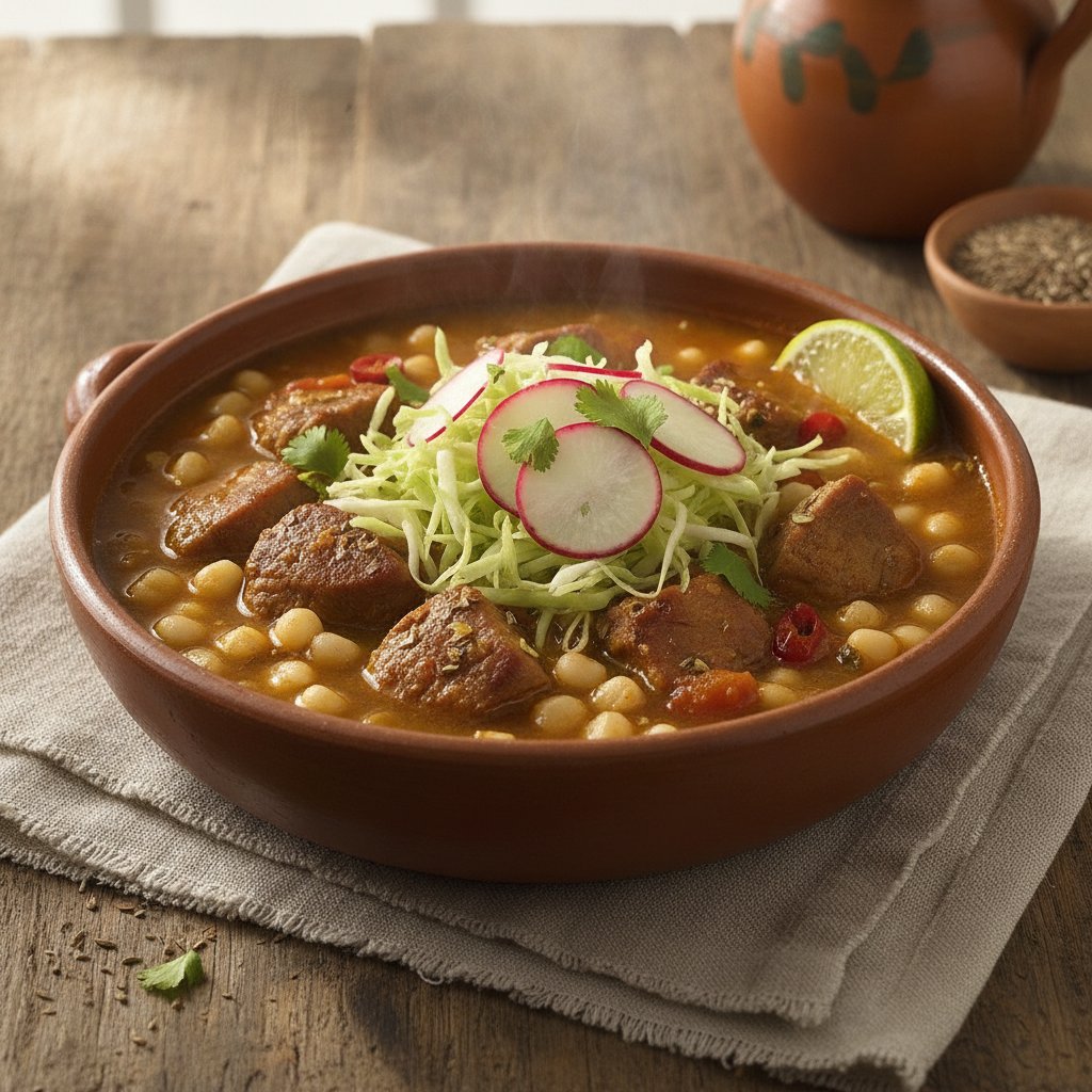 Hominy Pork Stew (Low-Calorie)