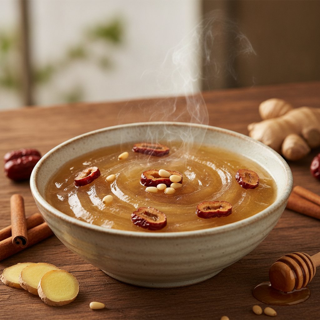 Ginger Honey Custard Punch