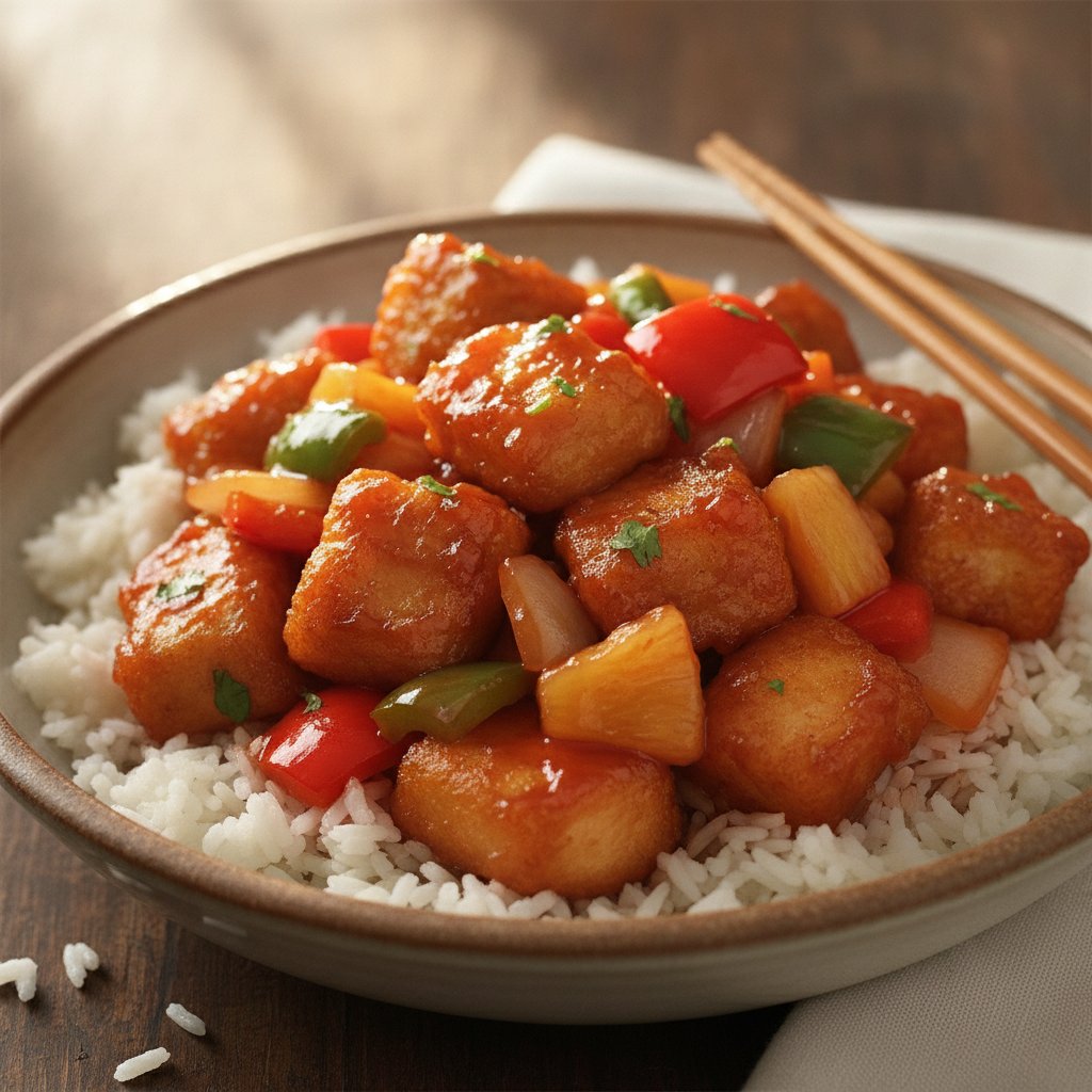 Sweet And Sour Fish Stir Fry