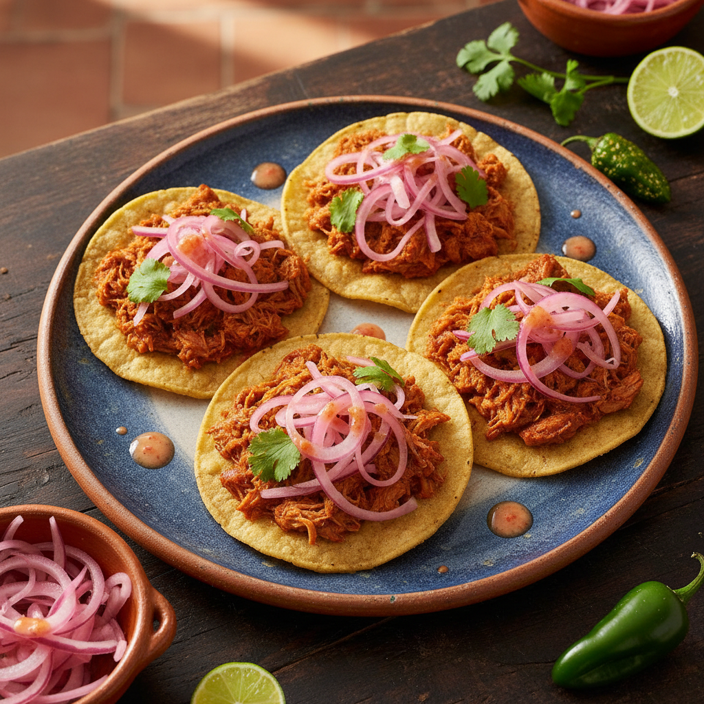 Tostadas de Cochinita Pibil
