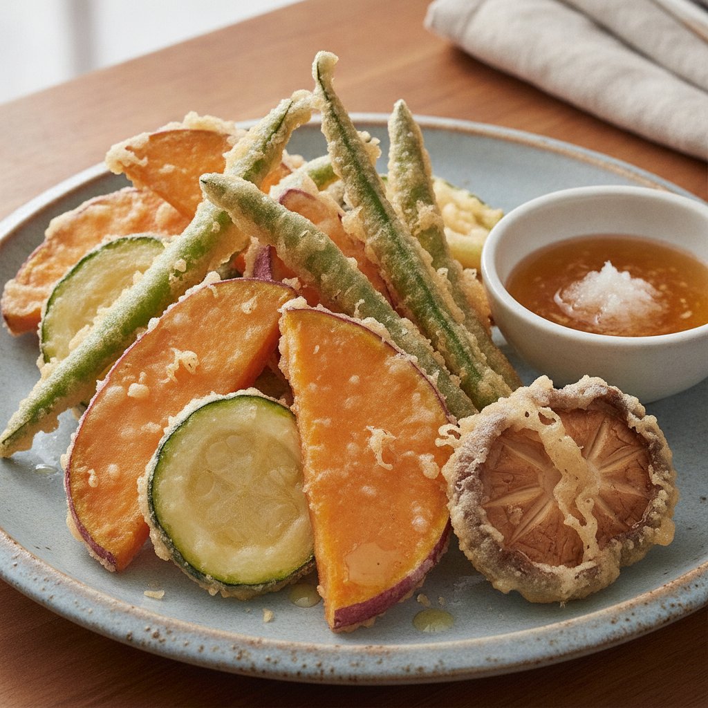 Assorted Vegetable Tempura (Low-Calorie)