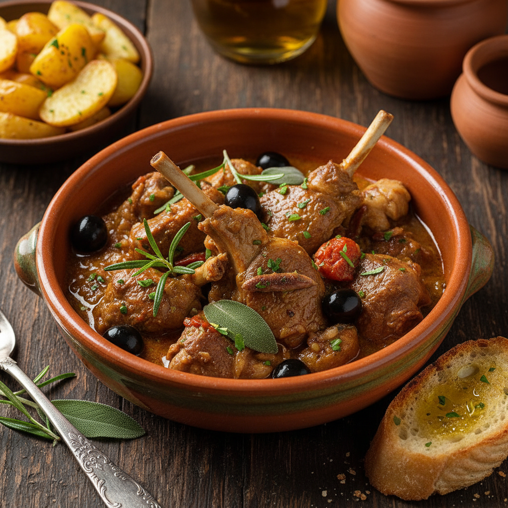 Agnello alla Cacciatora alla Romana