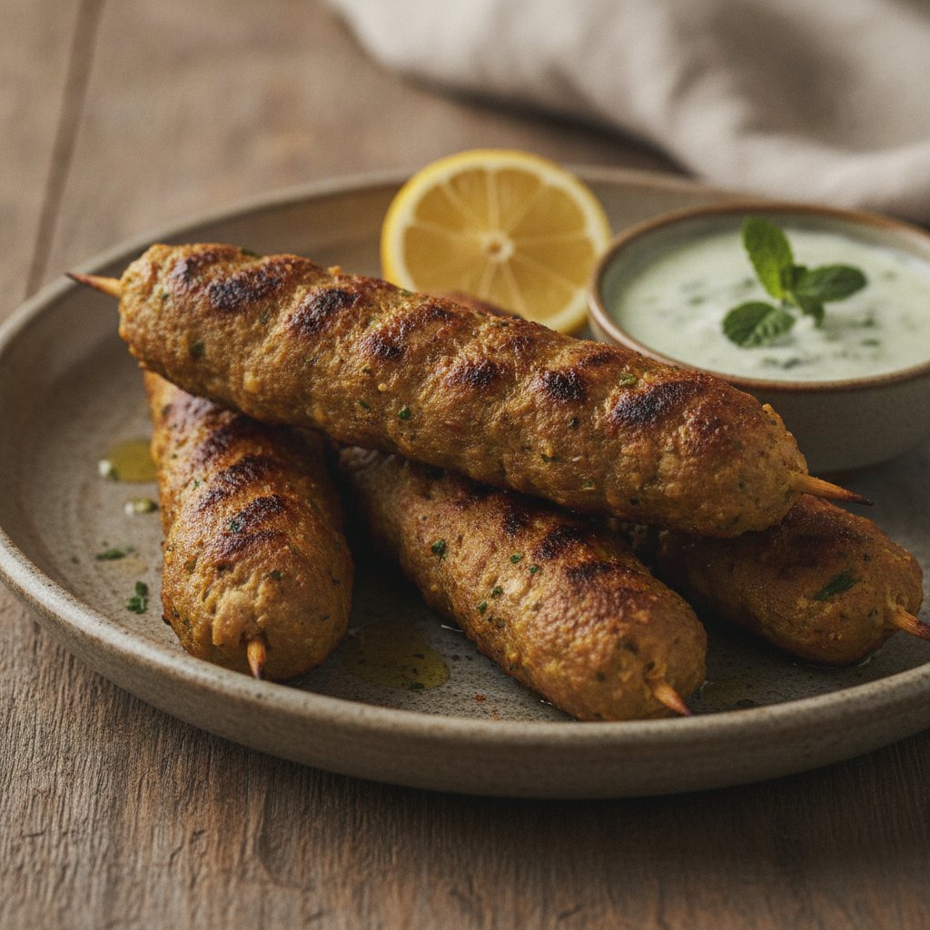 Grilled Minced Meat Skewers (High-Protein)
