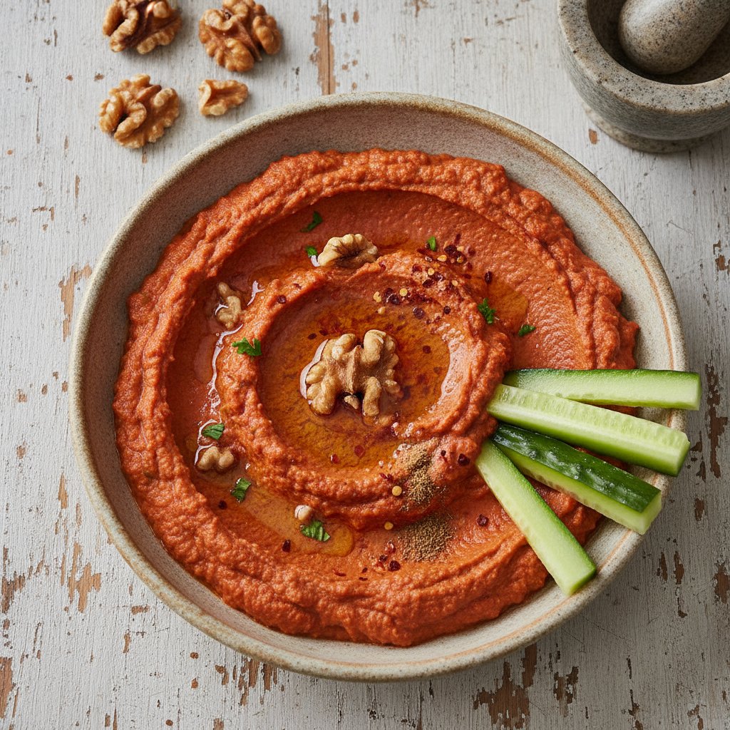 Red Pepper Walnut Dip (Keto)