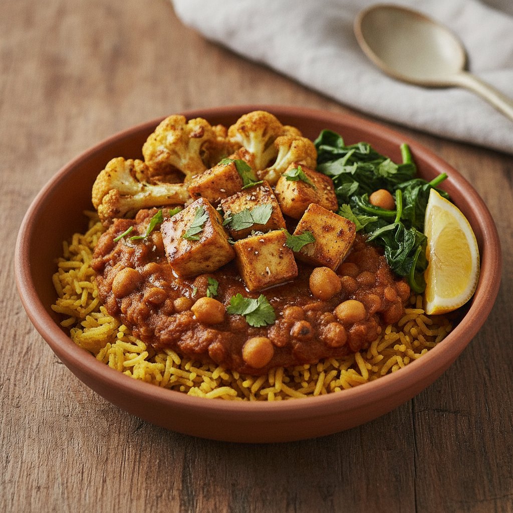 Vegetable and Lentil Bowl (High-Protein)
