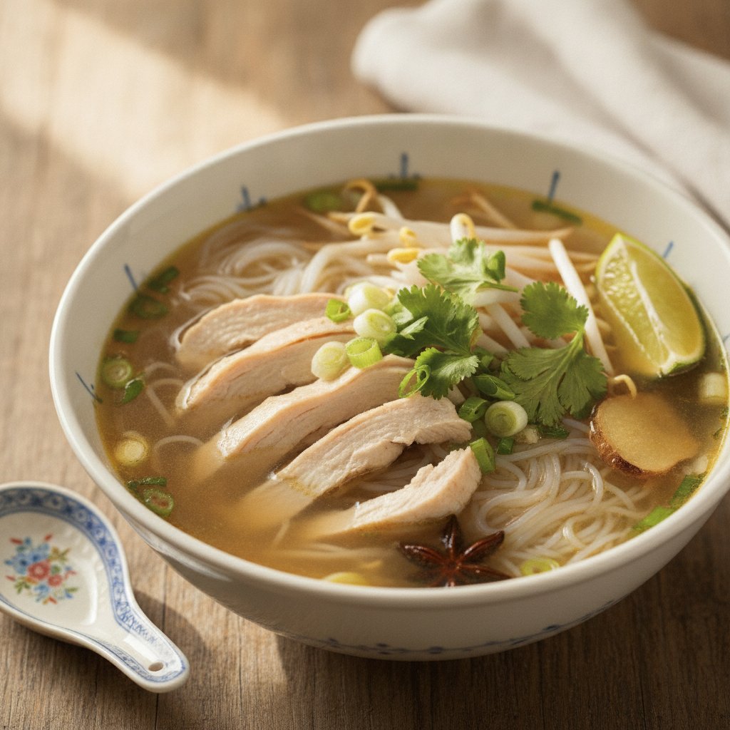 Chicken Noodle Soup (Low-Calorie)
