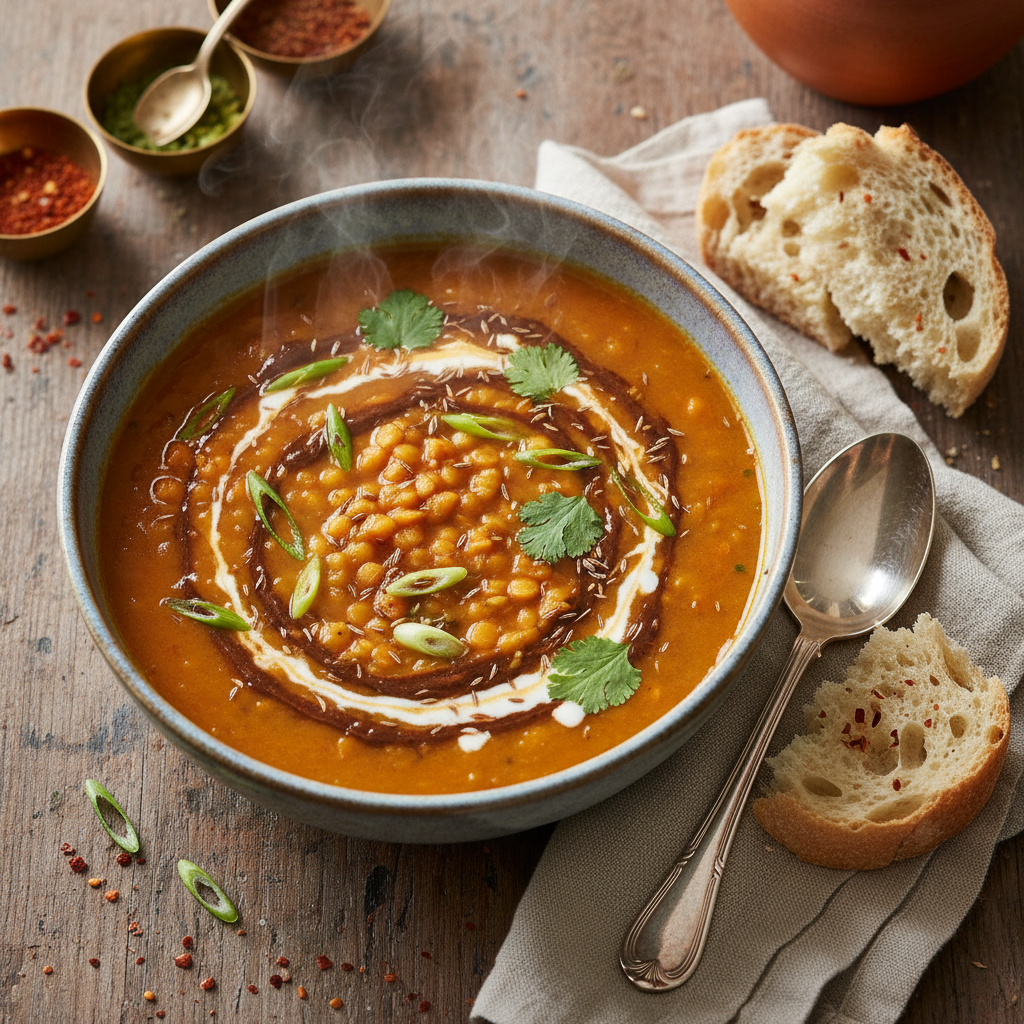 Tamarind and Red Lentil Soup