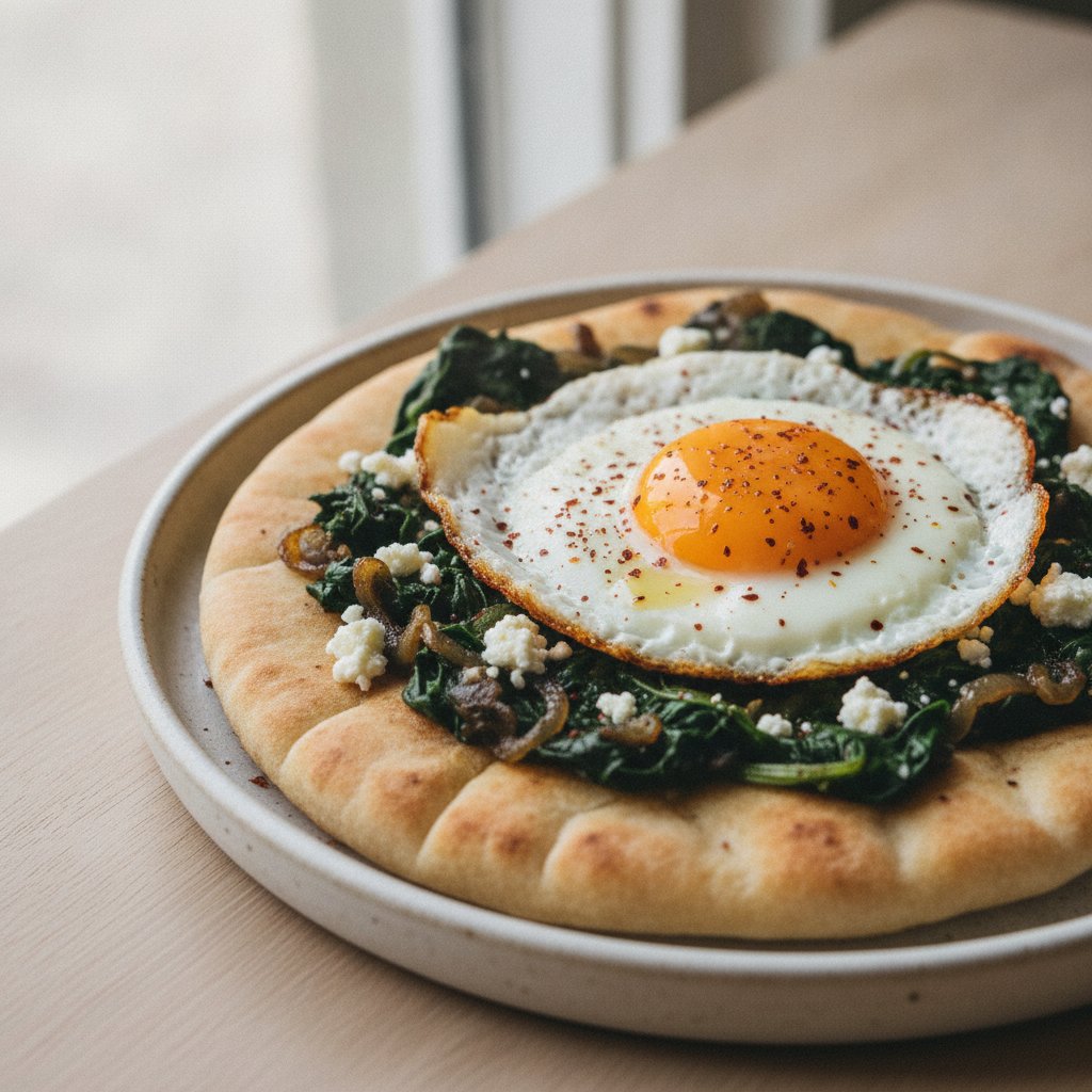 Egg Topped Flatbread