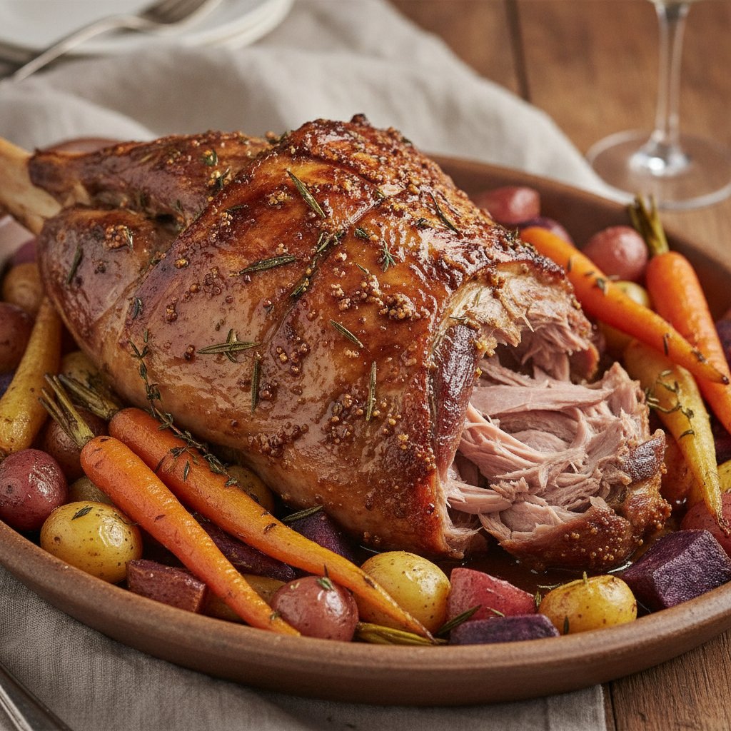 French Roast Leg of Lamb