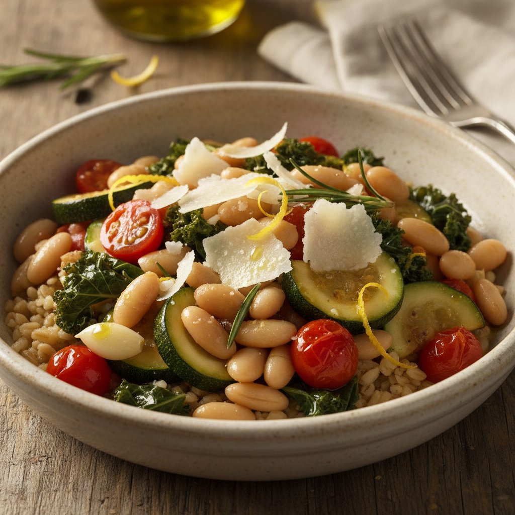 Farmhouse Bean and Vegetable Bowl