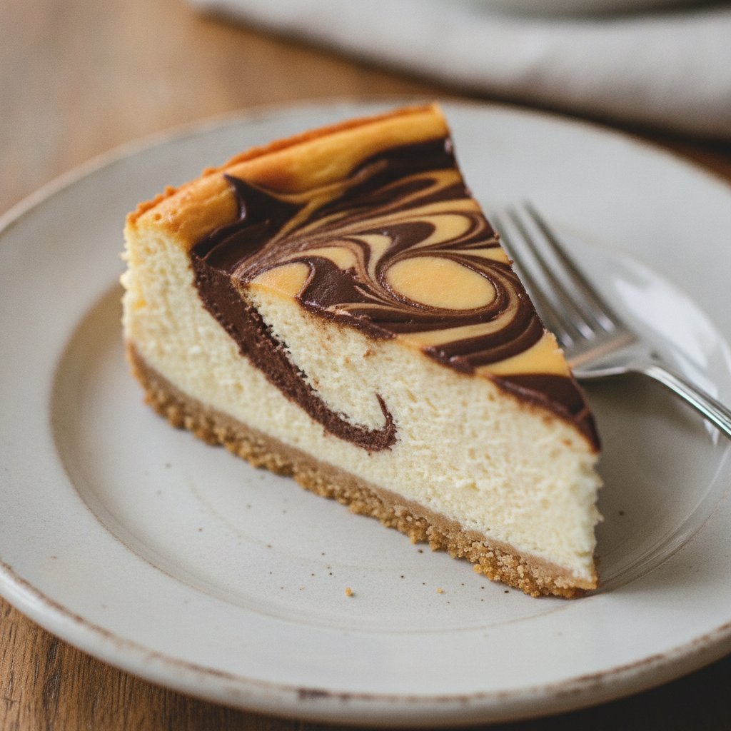 Chocolate Swirl Cheesecake