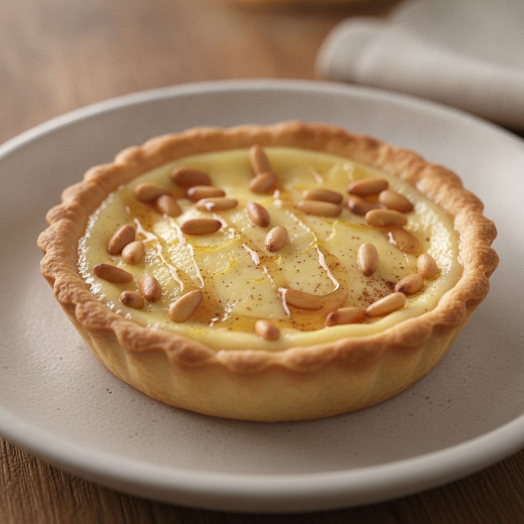 Pine Nut Custard Tart
