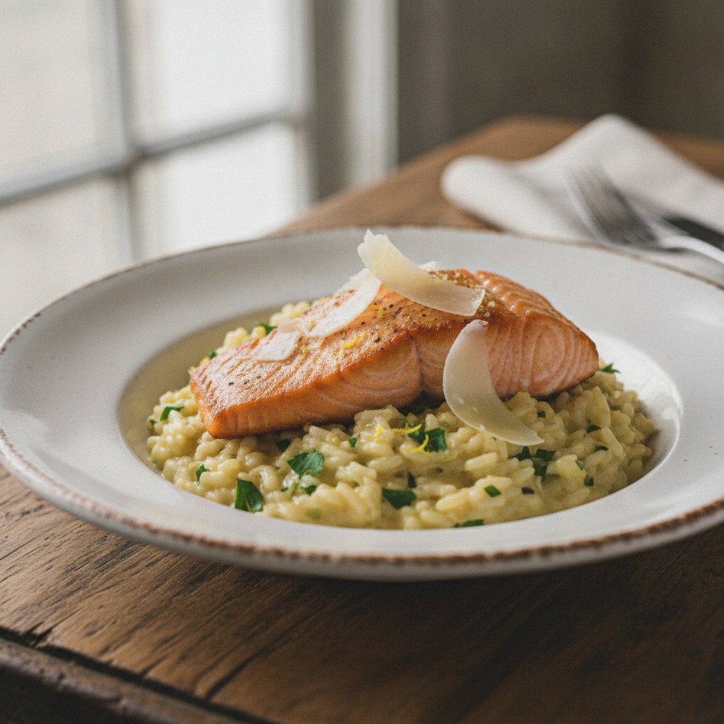Salmon and Cream Rice (Gluten-Free)