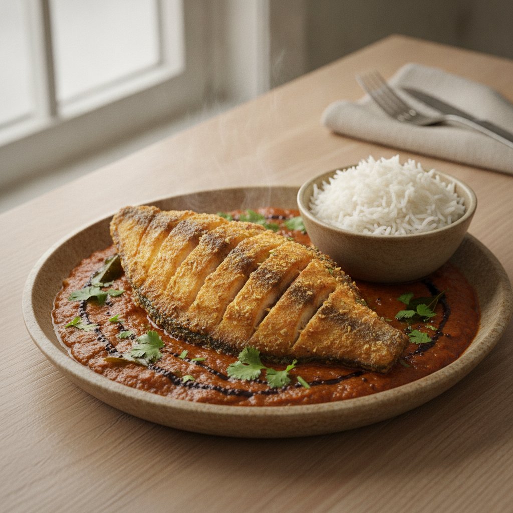 Fried Whole Fish Curry Style (Gluten-Free)