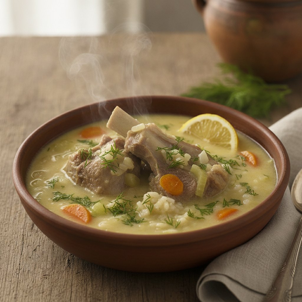 Lamb Soup With Lemon Sauce