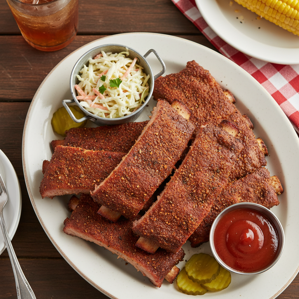 Memphis Dry Rub Baby Back Ribs Plate