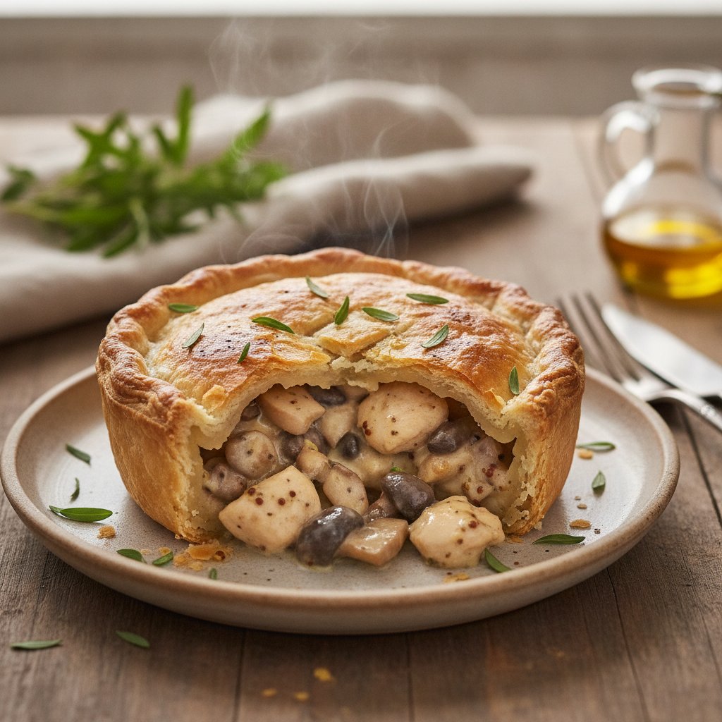 Chicken and Mushroom Pie