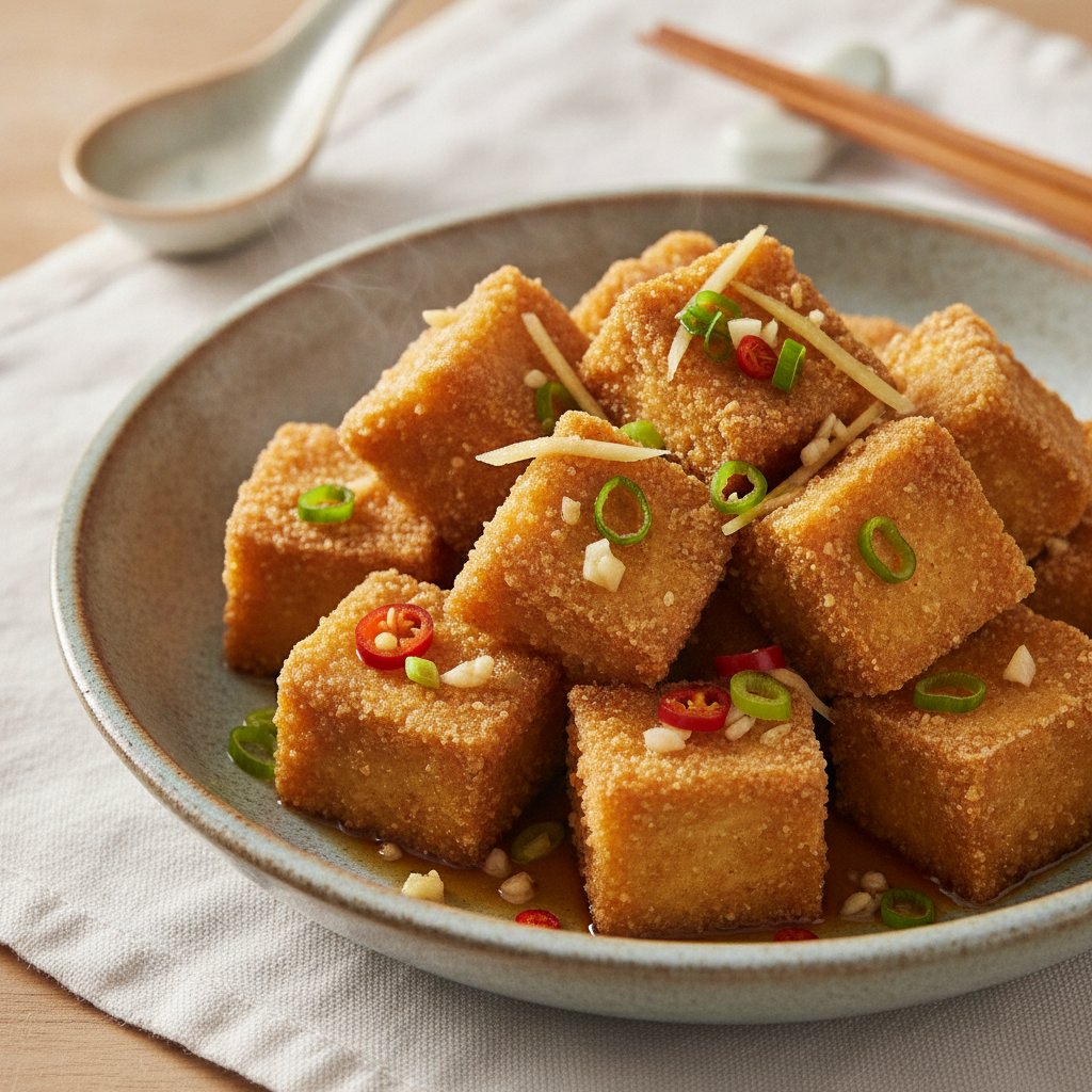 Crispy Fried Tofu (Gluten-Free)