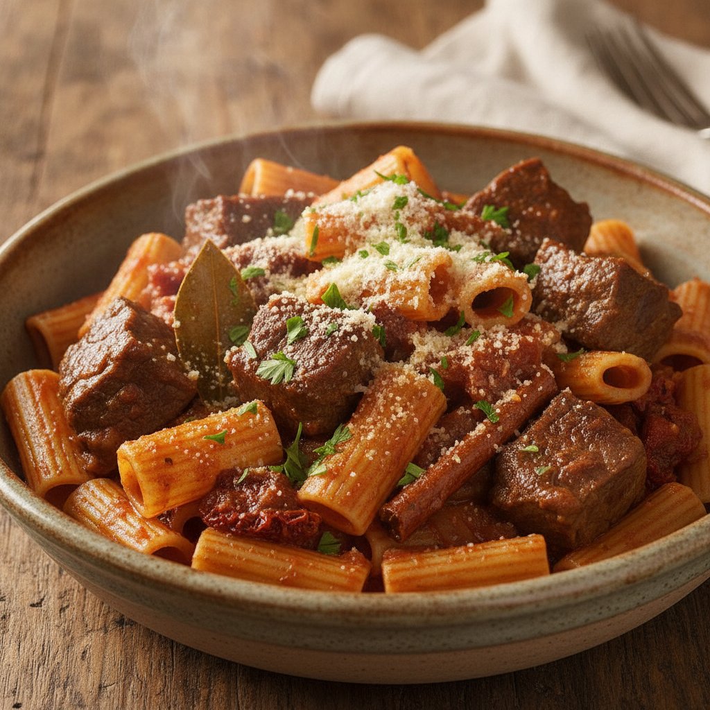 Beef and Pasta Stew