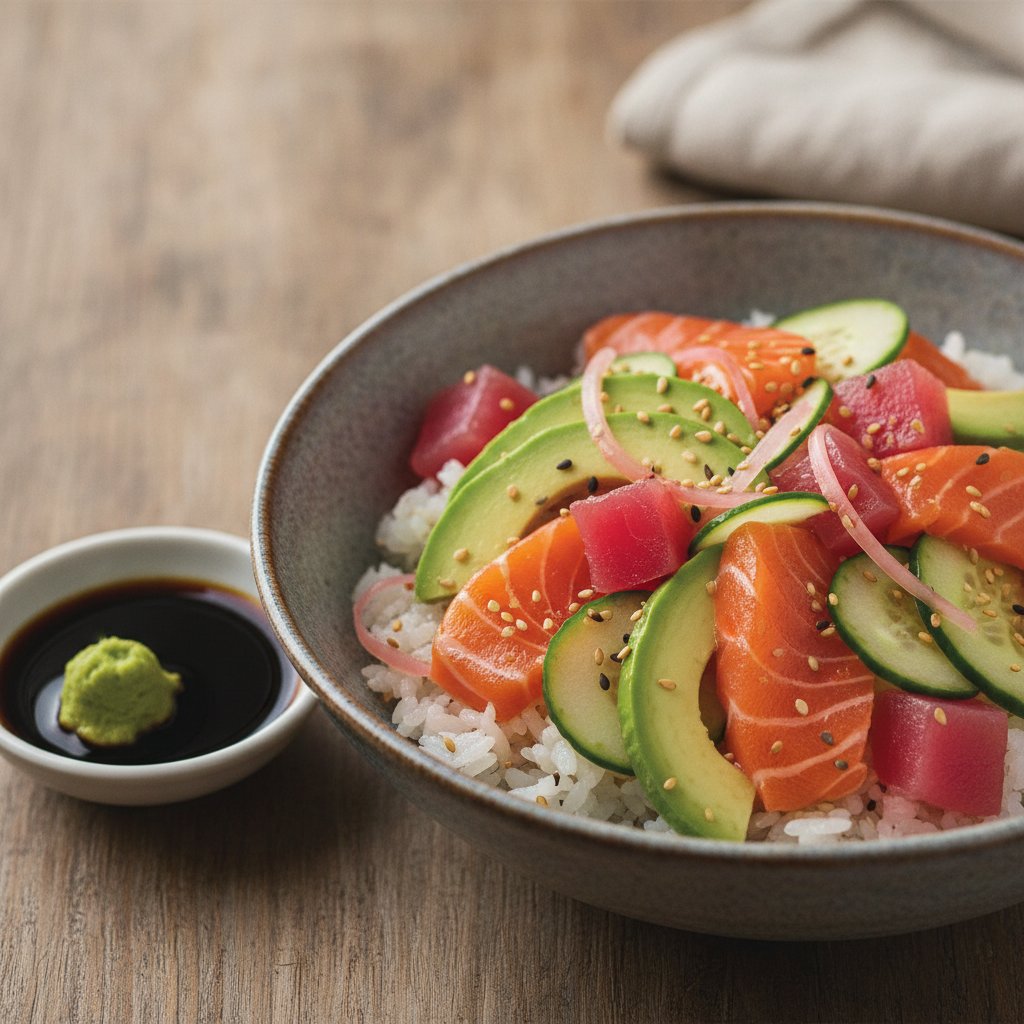 Scattered Sushi Rice Bowl