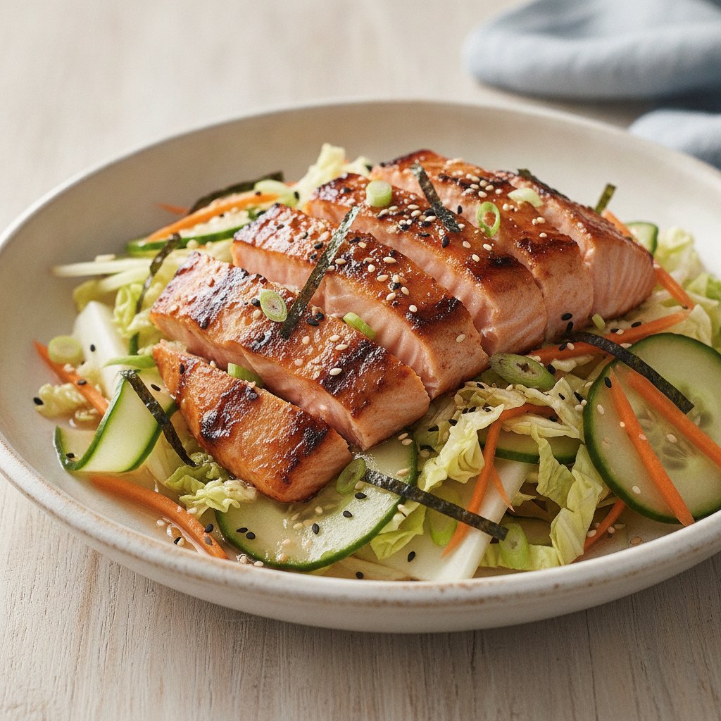 Grilled Salmon Salad