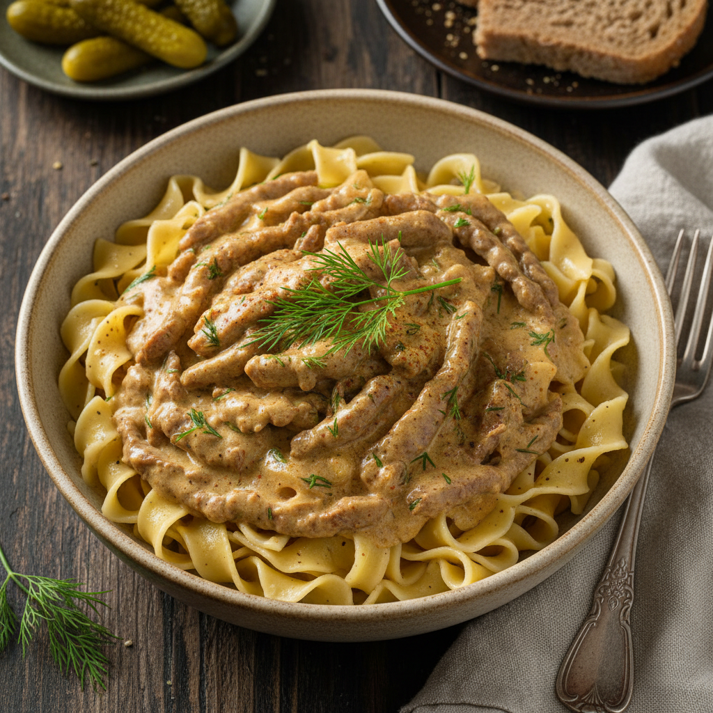 Beef Stroganoff