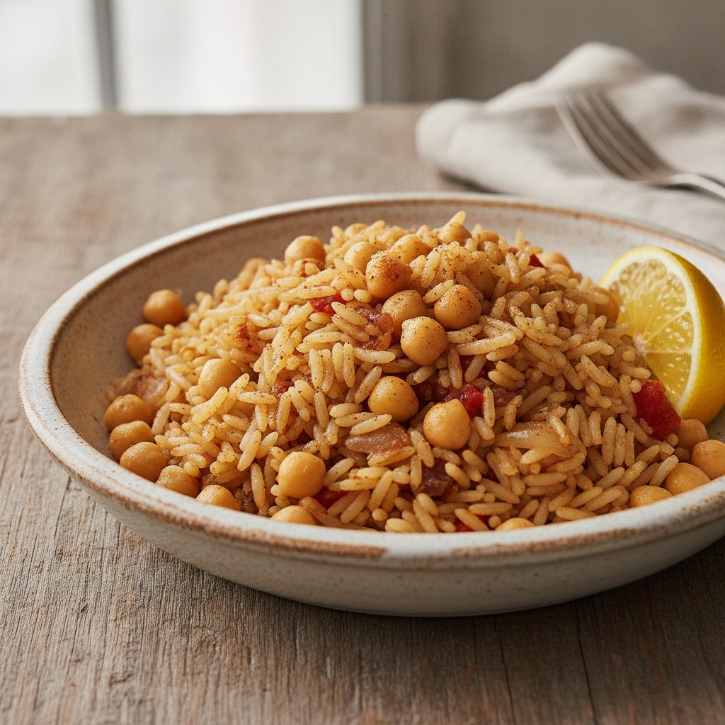 Rice with Chickpeas (Dairy-Free)
