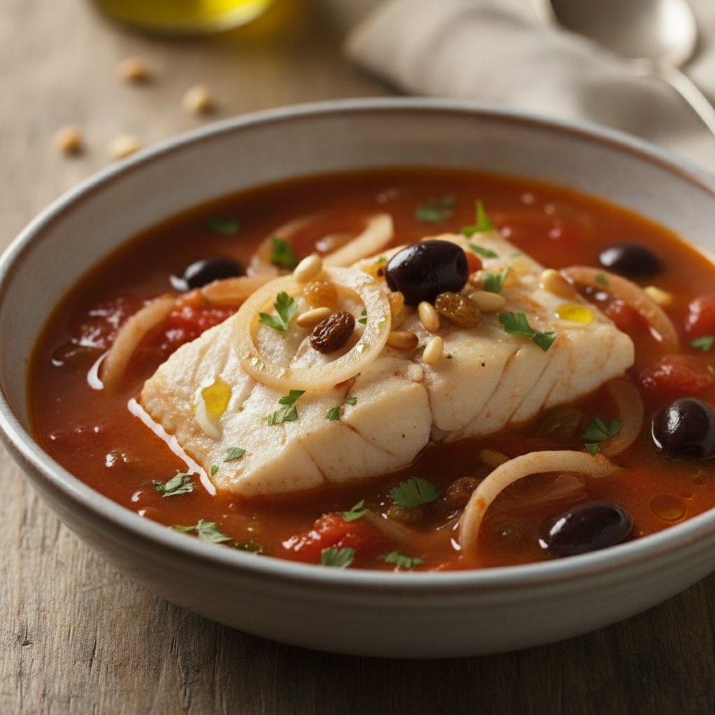 Sicilian Fish Stew (Low-Calorie)