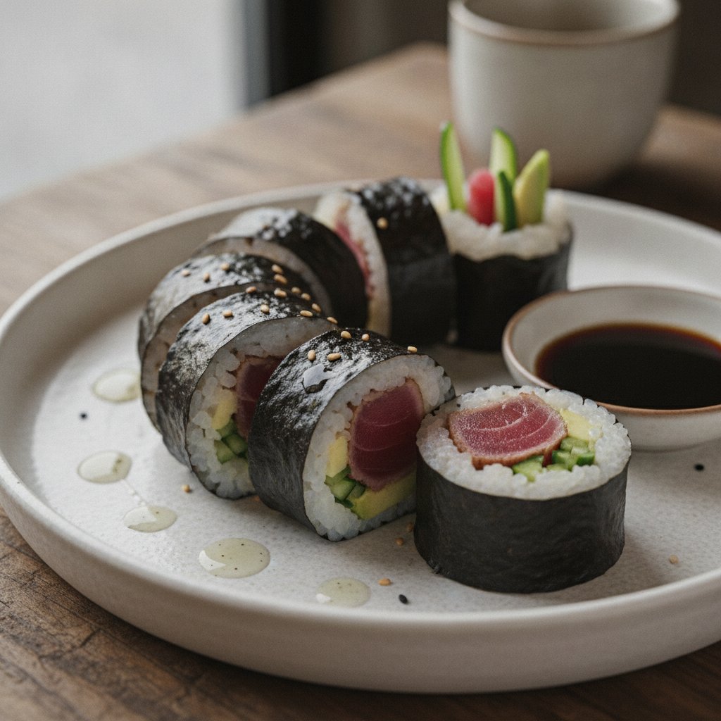 Tuna Rice Rolls (Low-Calorie)