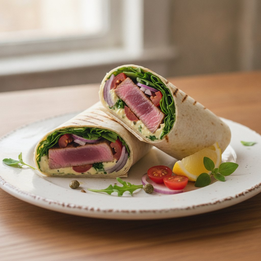 Grilled Tuna Wrap
