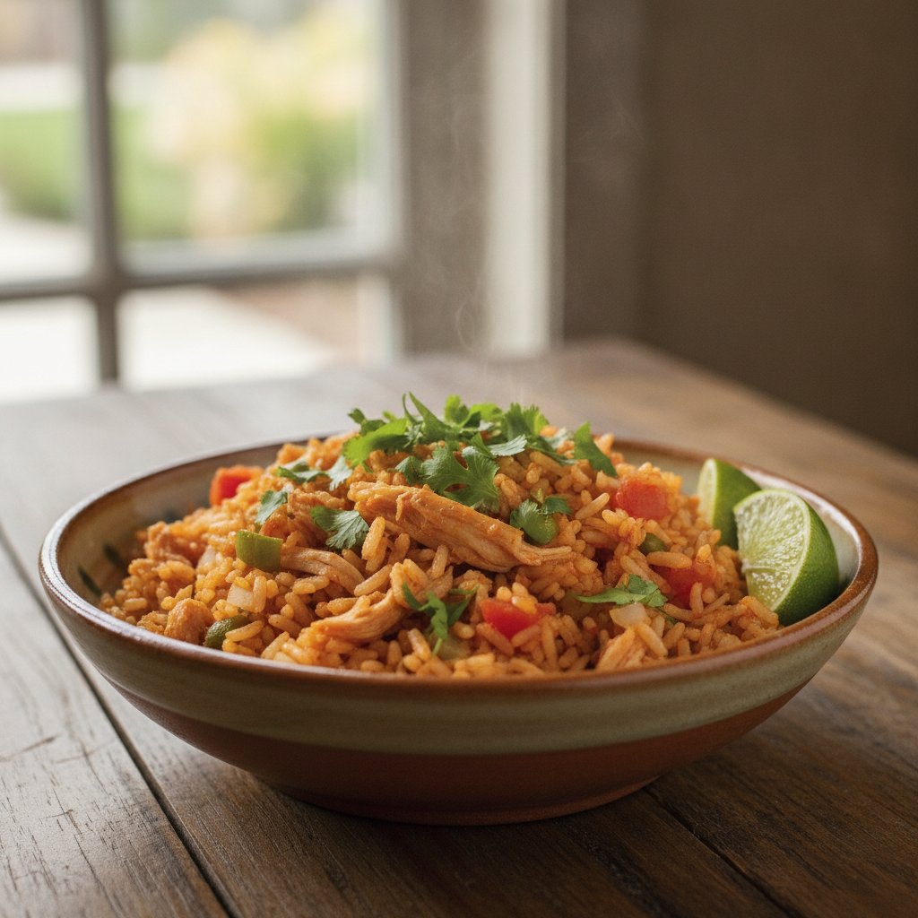 Mexican Rice with Chicken (Low-Calorie)