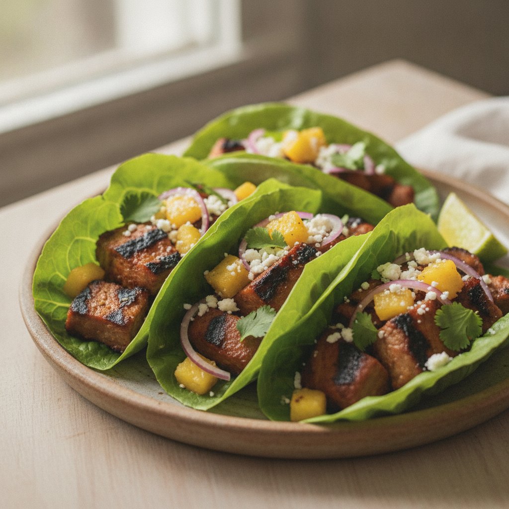 Marinated Pork Pineapple Tacos (Keto)