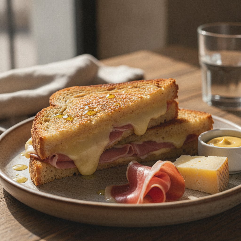 Grilled Ham and Cheese Sandwich (Gluten-Free)