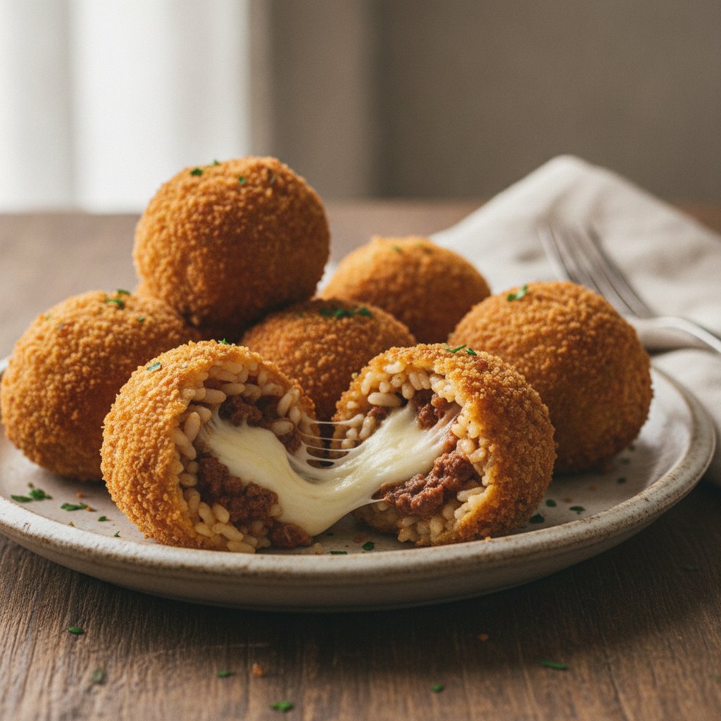 Stuffed Rice Balls (No-Chop)