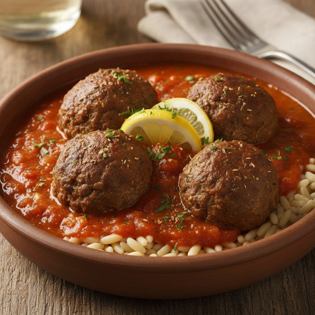 Meatball Stew in Tomato Sauce (Low-Calorie)