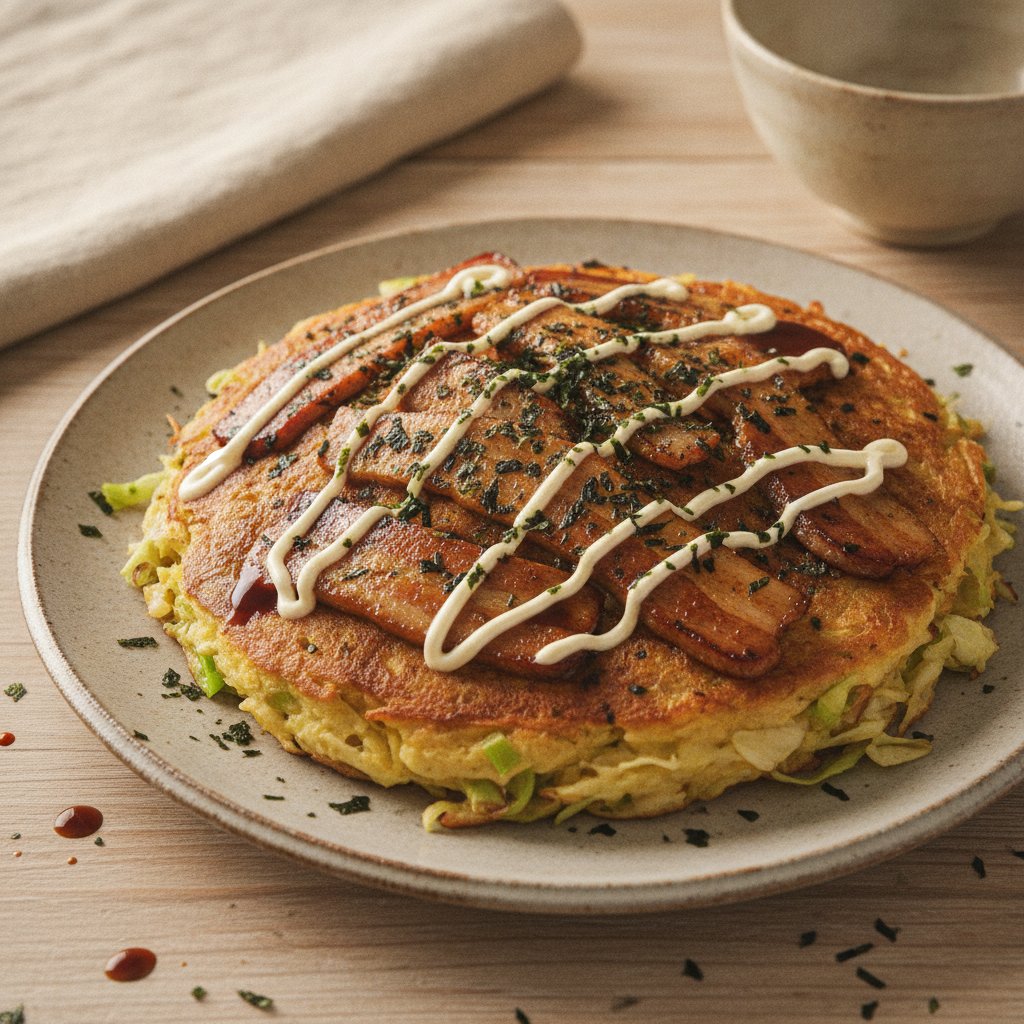 Egg and Vegetable Pancake (Gluten-Free)