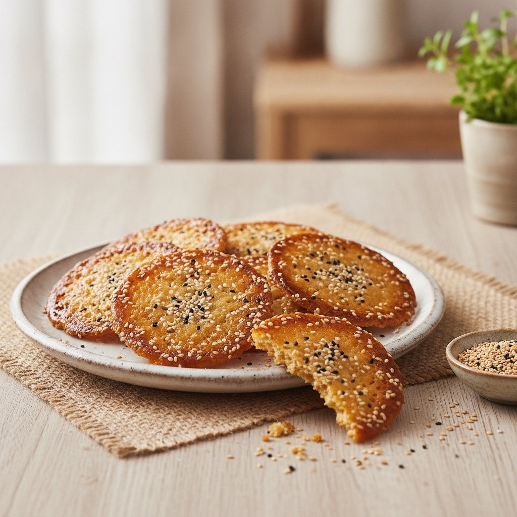 Thai Rice Flour Crisp Cookies