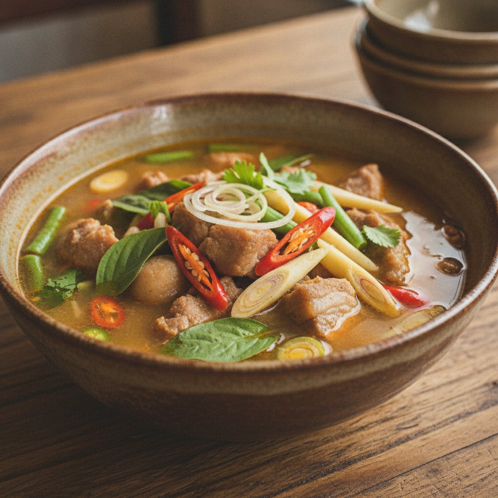Jungle Curry Soup With Pork
