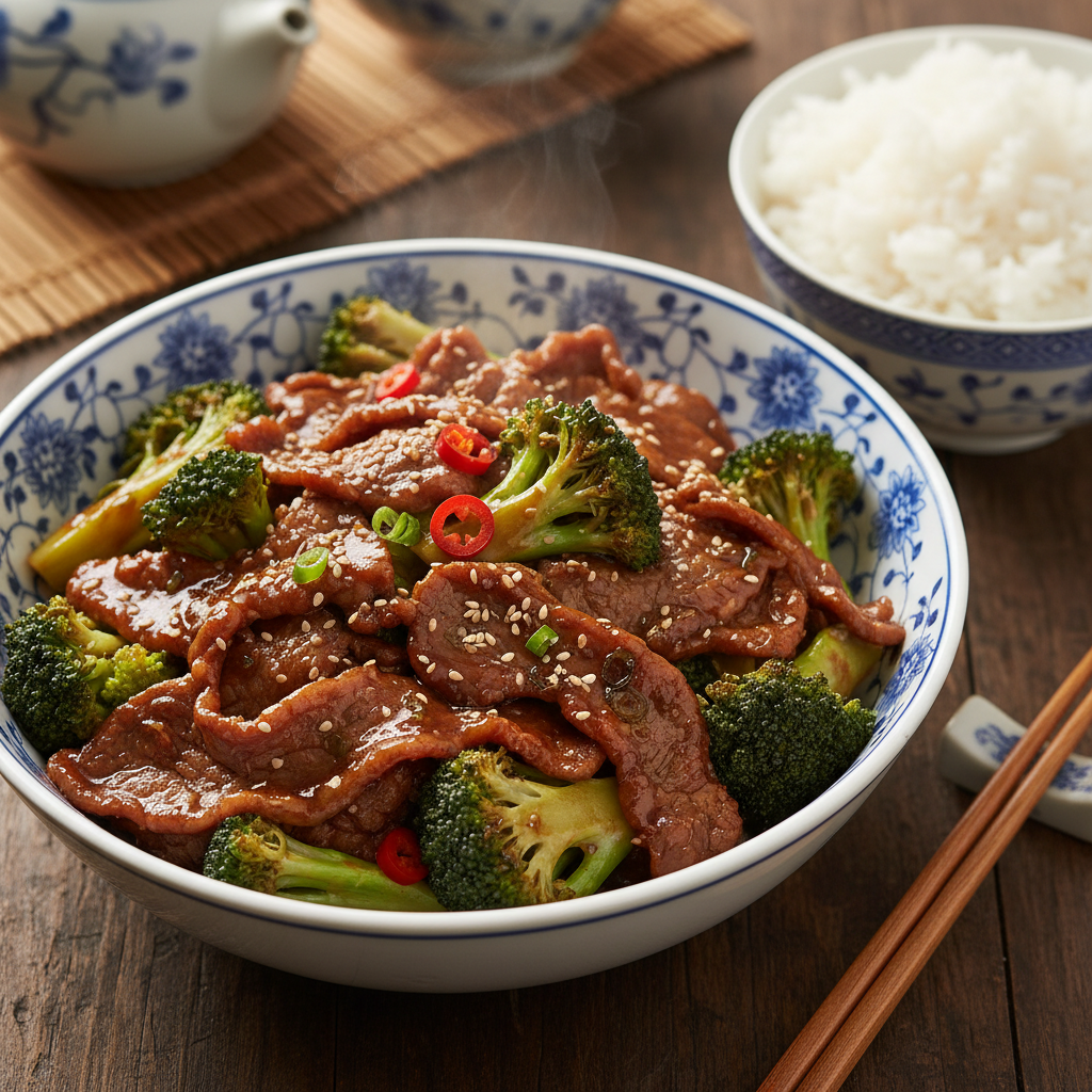 Cantonese Beef and Broccoli