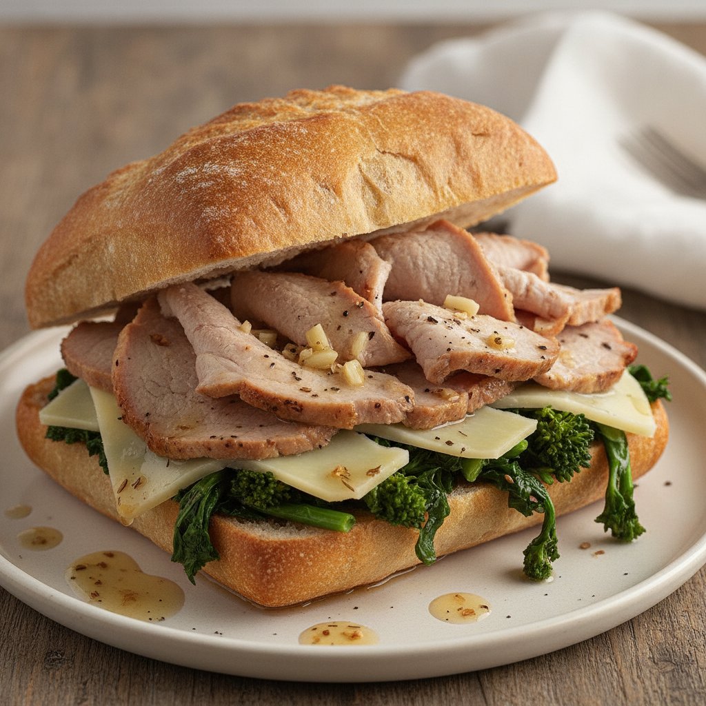 Italian Roast Pork Sandwich (Low-Chol)