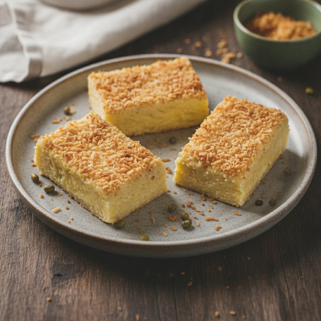 Mung Bean Fudge Bars