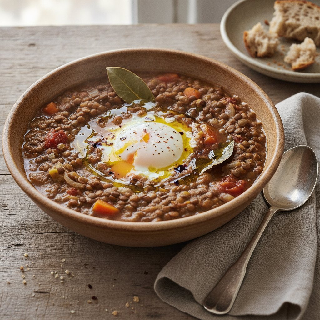 Lentil Soup With Garlic (GLP-1)