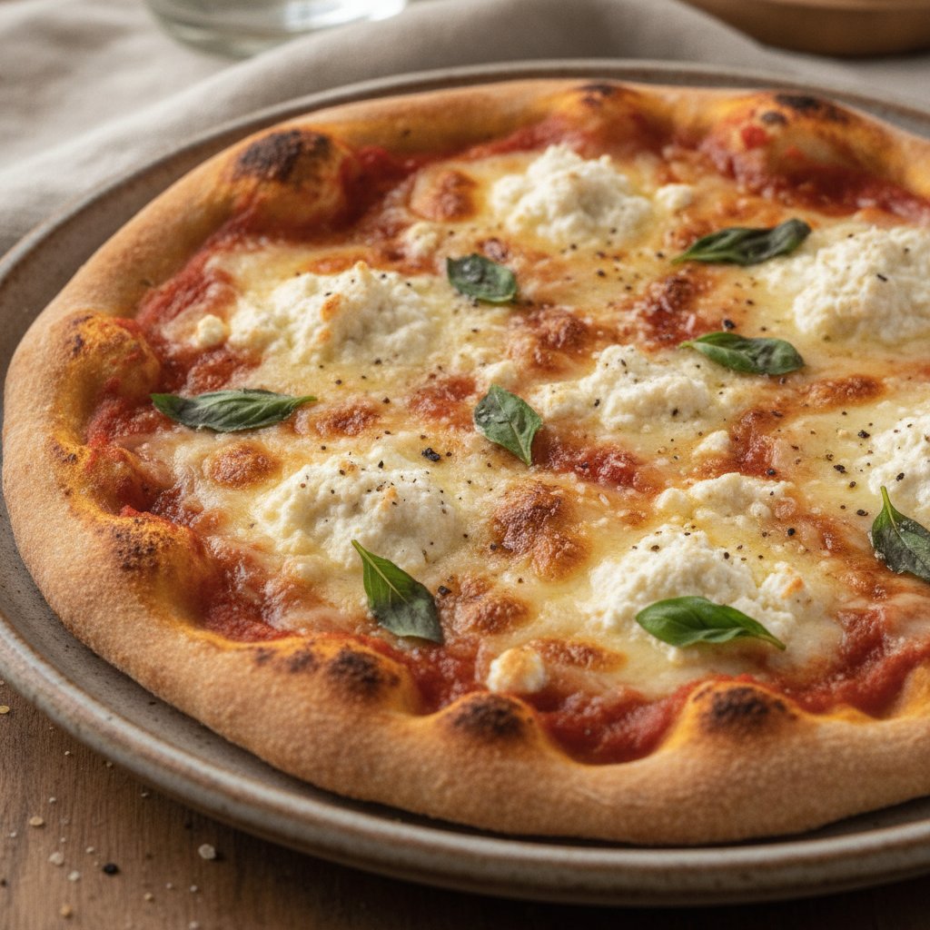 Classic Cheese and Tomato Pizza (High-Protein)