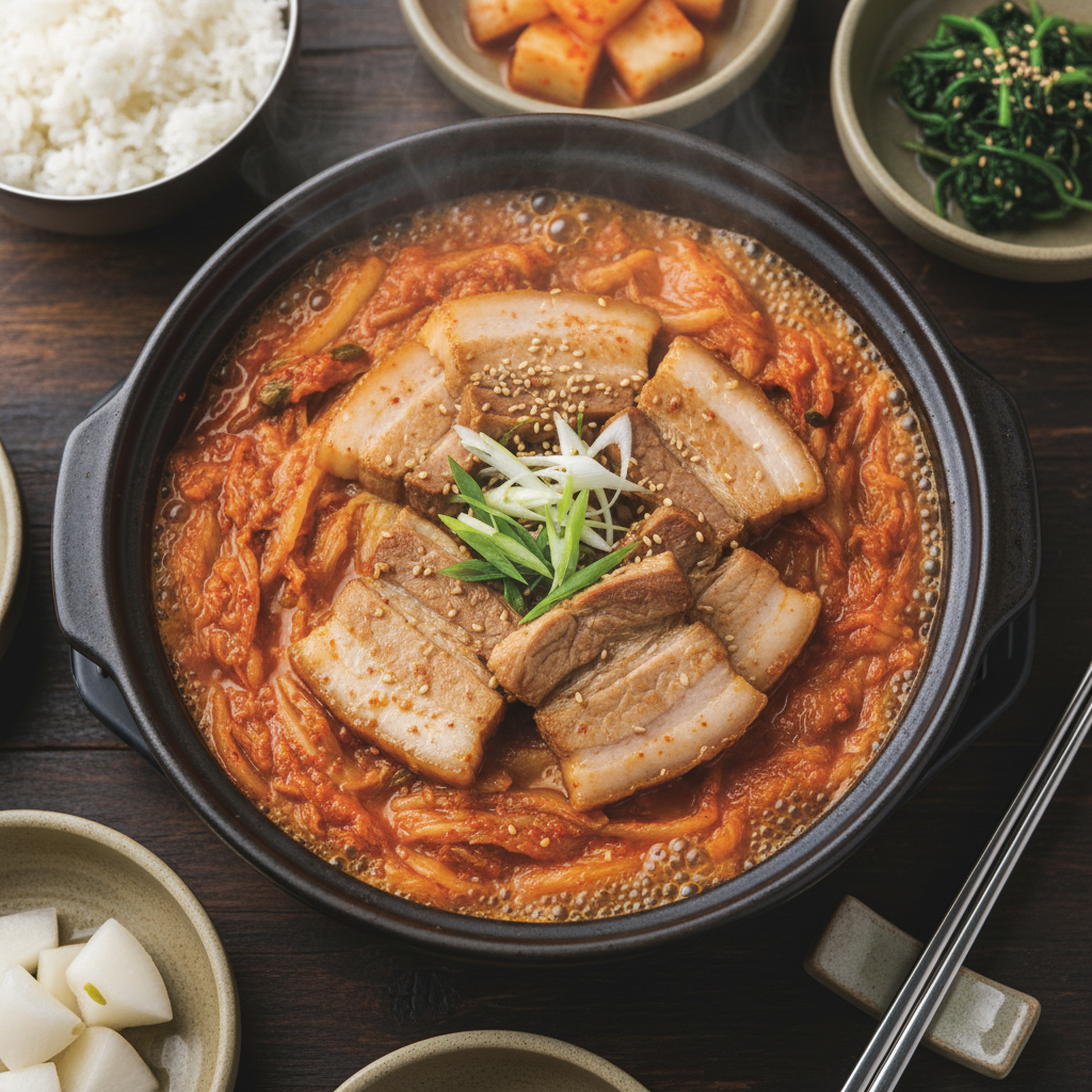 Pork Belly Kimchi Jjim