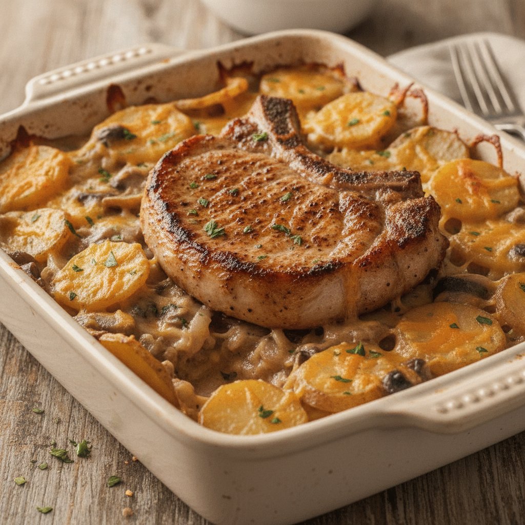 Pork Chop and Potato Casserole