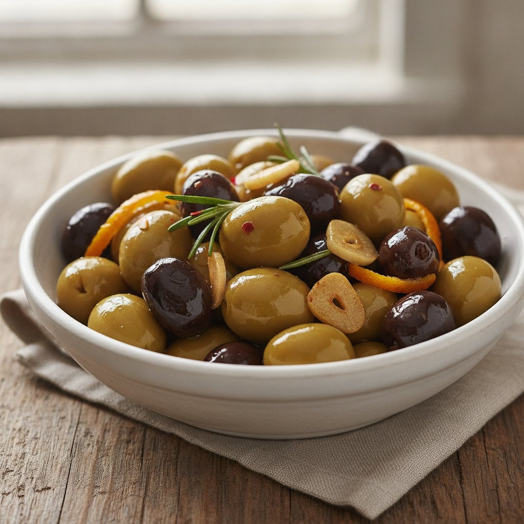 Marinated Olives (Low-Calorie)
