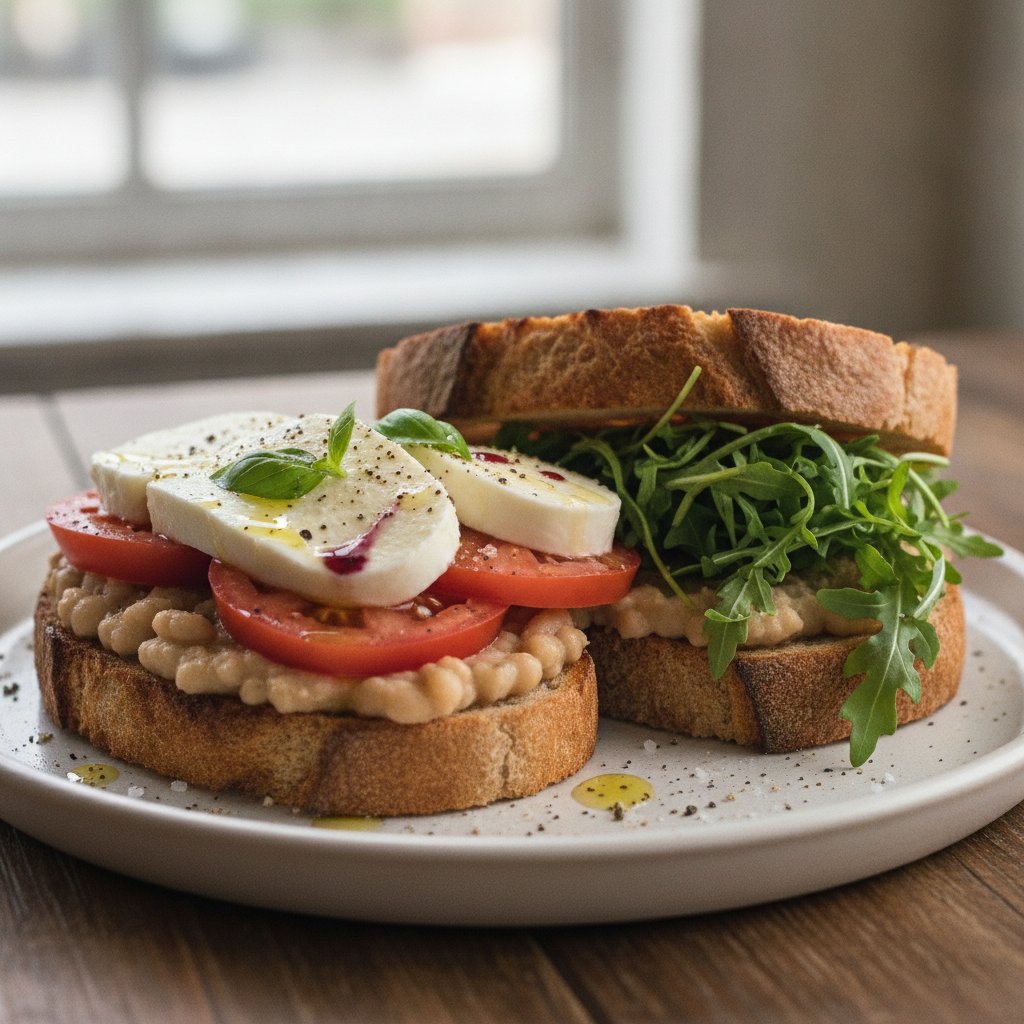 Fresh Cheese and Tomato Sandwich (GLP-1)