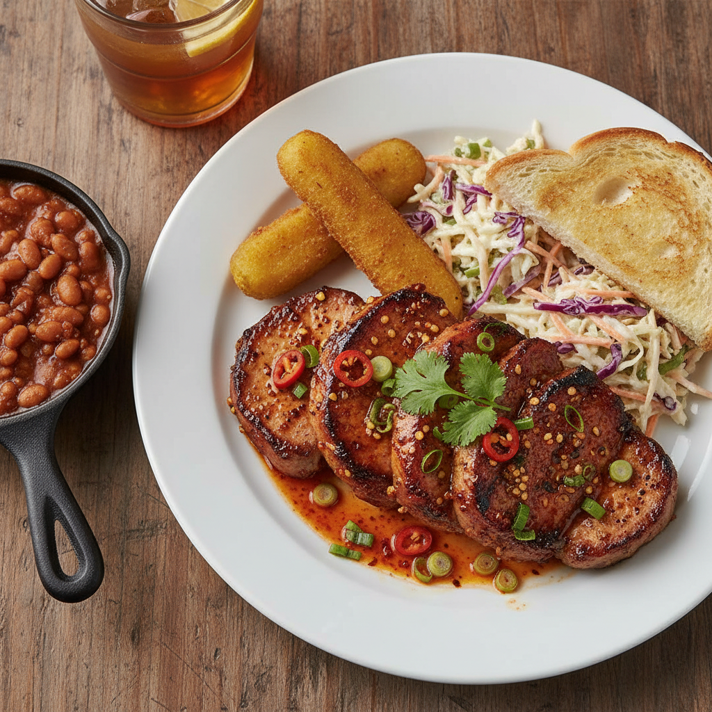 Nashville Grilled Hot Pepper Pork Plate